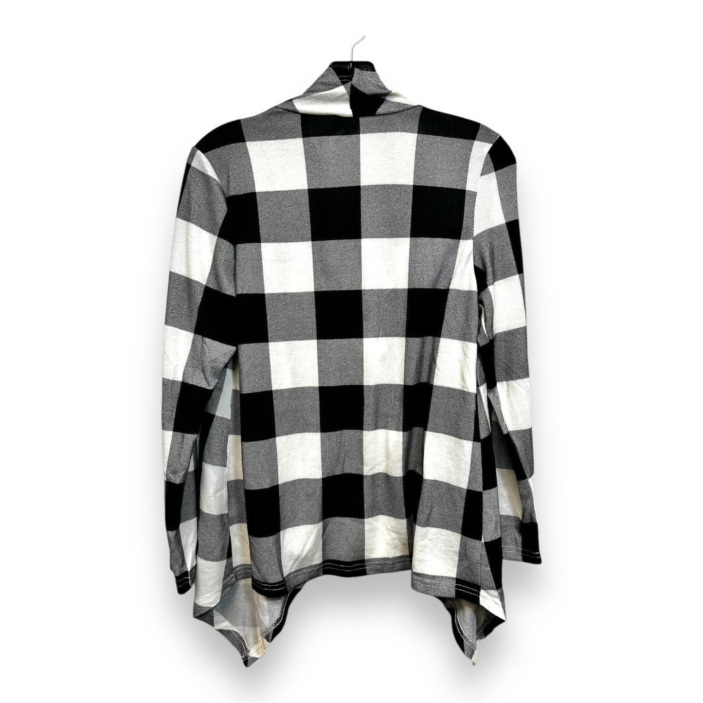 Cardigan By Cmf In Checkered Pattern, Size: S
