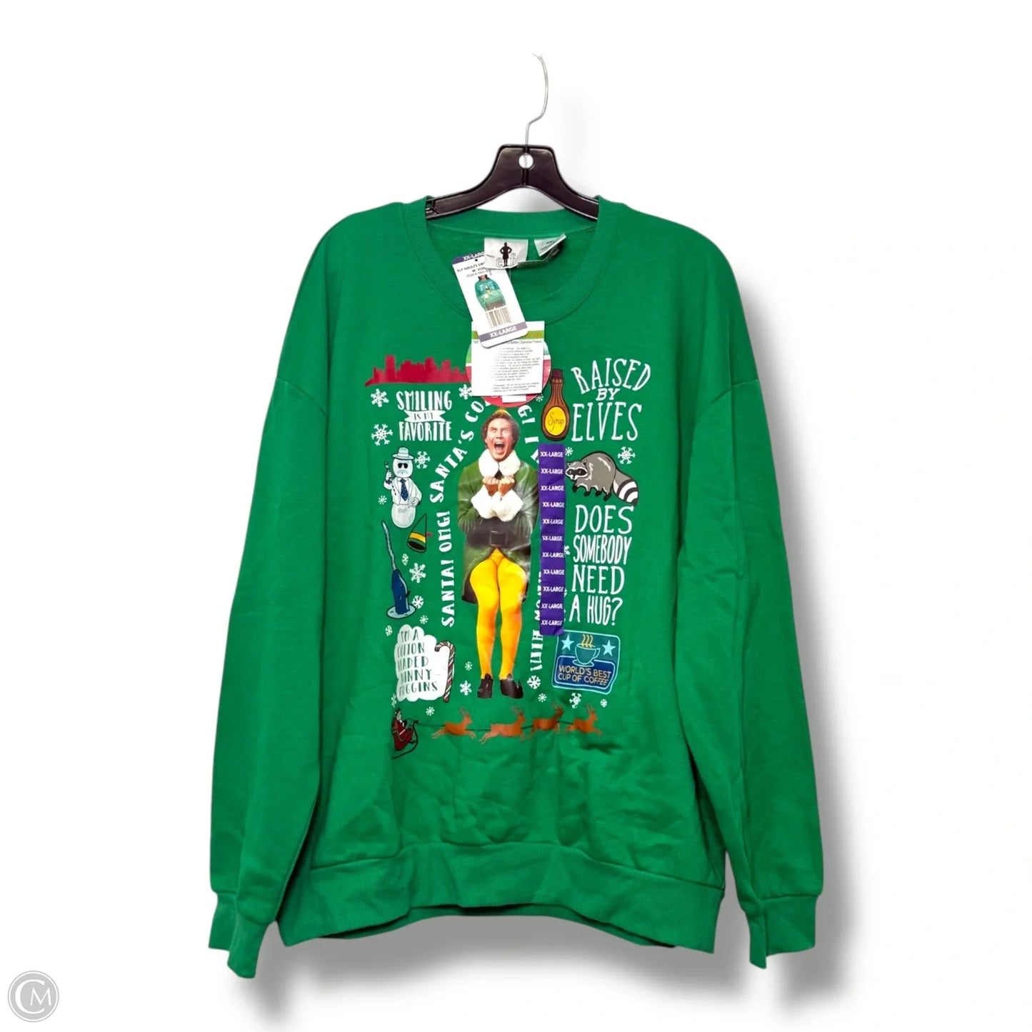 Sweatshirt Crewneck By Cmf In Green, Size: Xxl