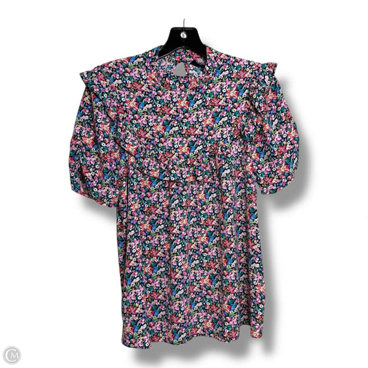 Top Short Sleeve By Cmf In Floral Print, Size: M