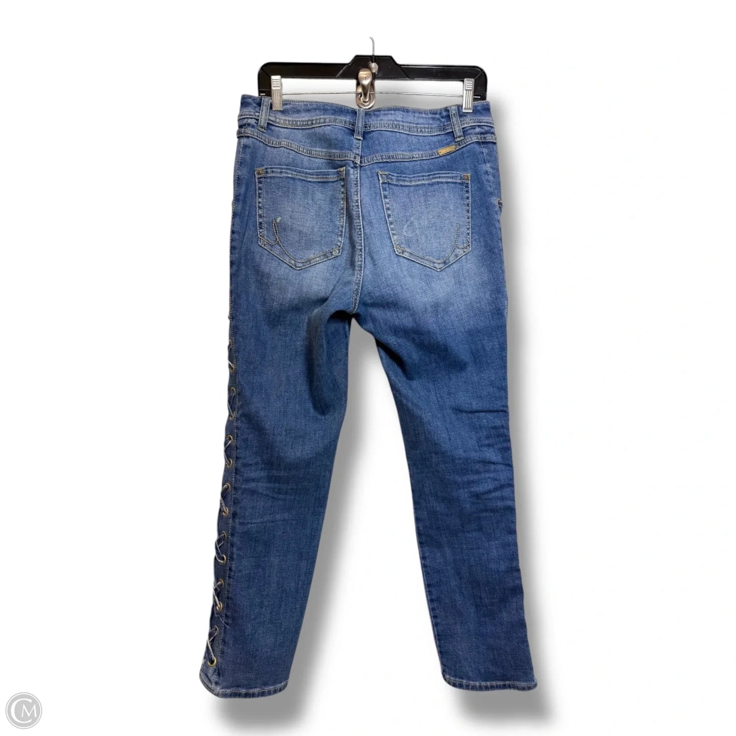 Jeans Straight By Inc In Blue Denim, Size: 6