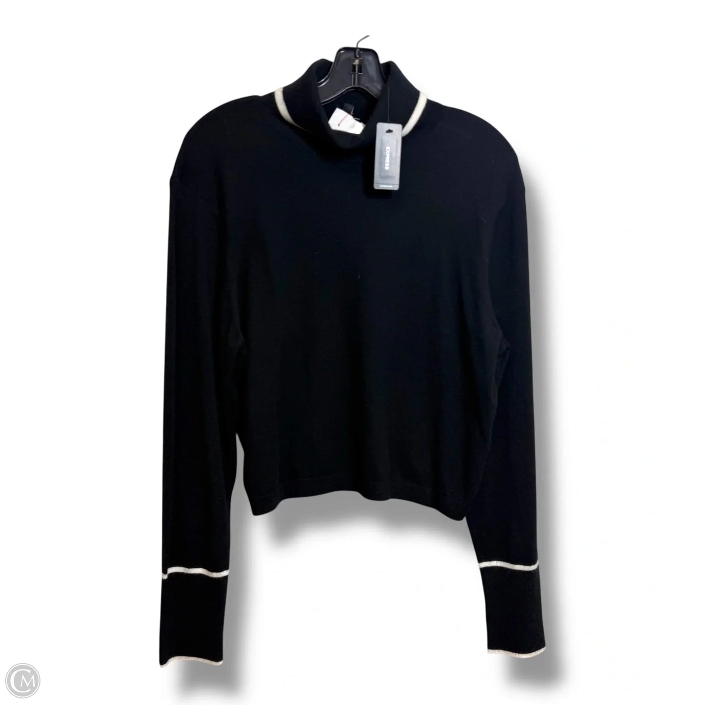 Sweater By Express In Black, Size: Xl