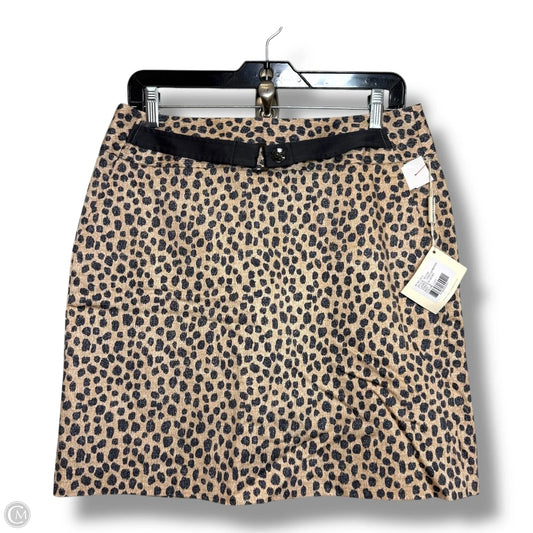Skort By Clothes Mentor In Animal Print, Size: 8