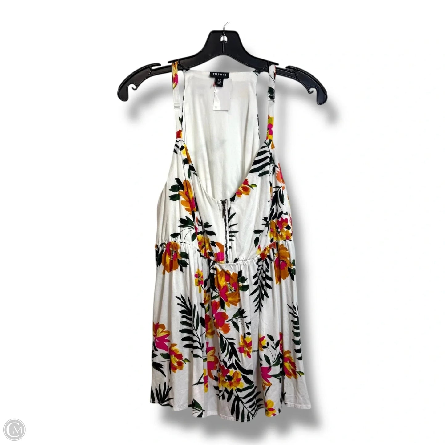 Top Sleeveless By Torrid In Floral Print, Size: M