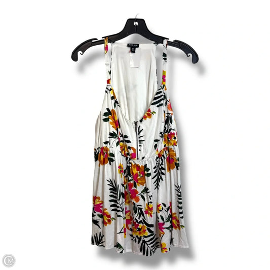 Top Sleeveless By Torrid In Floral Print, Size: M