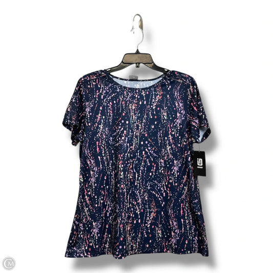Athletic Top Short Sleeve By Ideology In Navy, Size: L