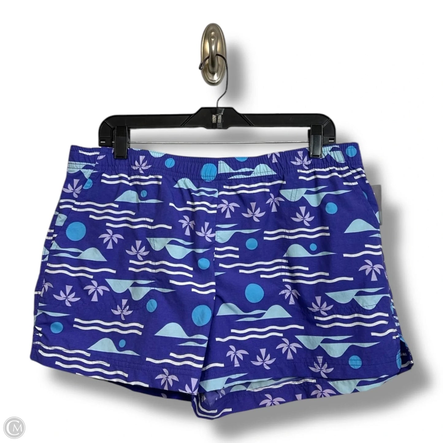 Athletic Shorts By Columbia In Blue, Size: L