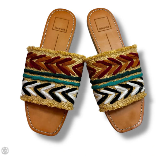 Sandals Flip Flops By Dolce Vita In Multi-colored, Size: 9