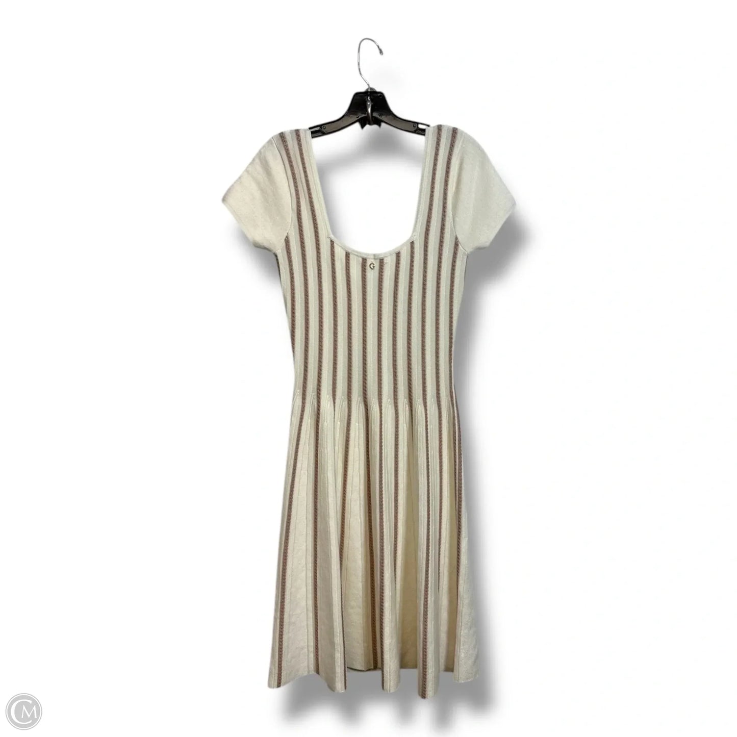 Dress Casual Short By Guess In Ivory, Size: M