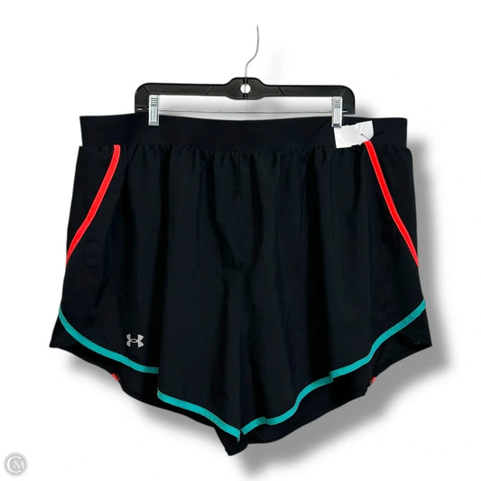 Athletic Shorts By Under Armour In Black, Size: 3x
