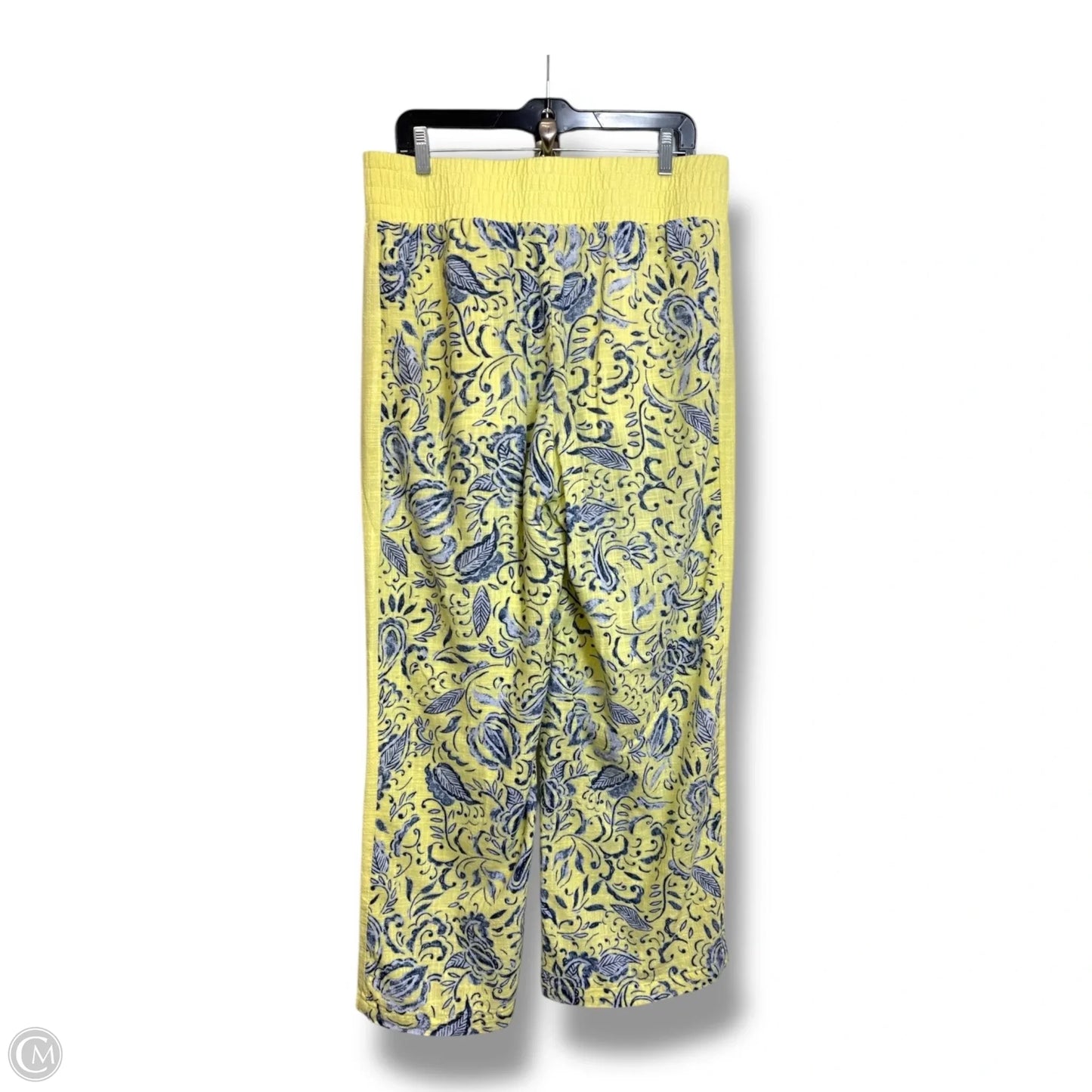 Pants Wide Leg By Inc In Yellow, Size: L
