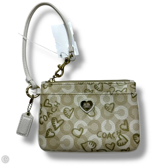 Wristlet Designer By Coach, Size: Small