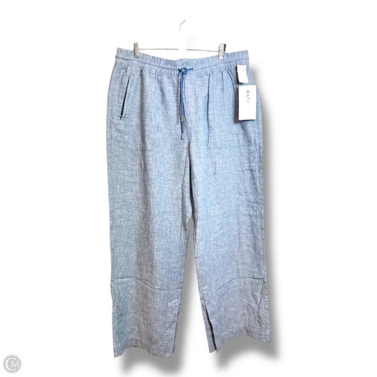 RETREAT LINEN WIDE LEG PANT Athletic Pants By Athleta In Blue, Size: 16