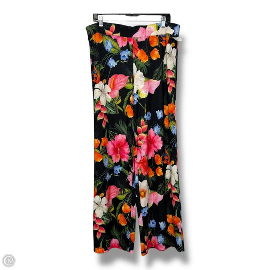 Pants By Boston Proper In Floral Print, Size: L