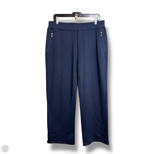 Pants Cropped By Christopher And Banks In Navy, Size: Lp