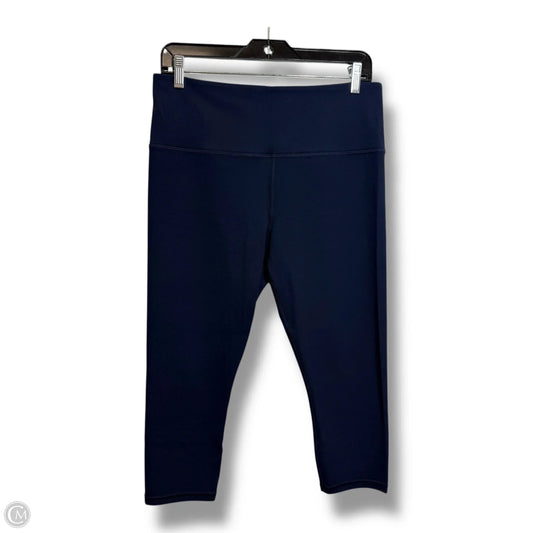 Athletic Capris By Athleta In Navy, Size: L