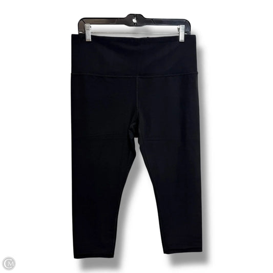 Athletic Capris By Athleta In Black, Size: L