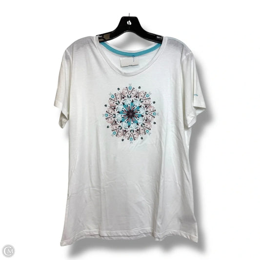 Top Short Sleeve Basic By Columbia In White, Size: Xl