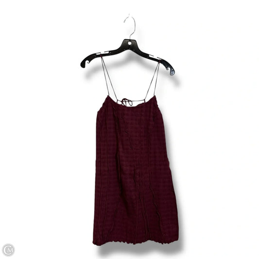 Tank Top By Free People In Maroon, Size: L