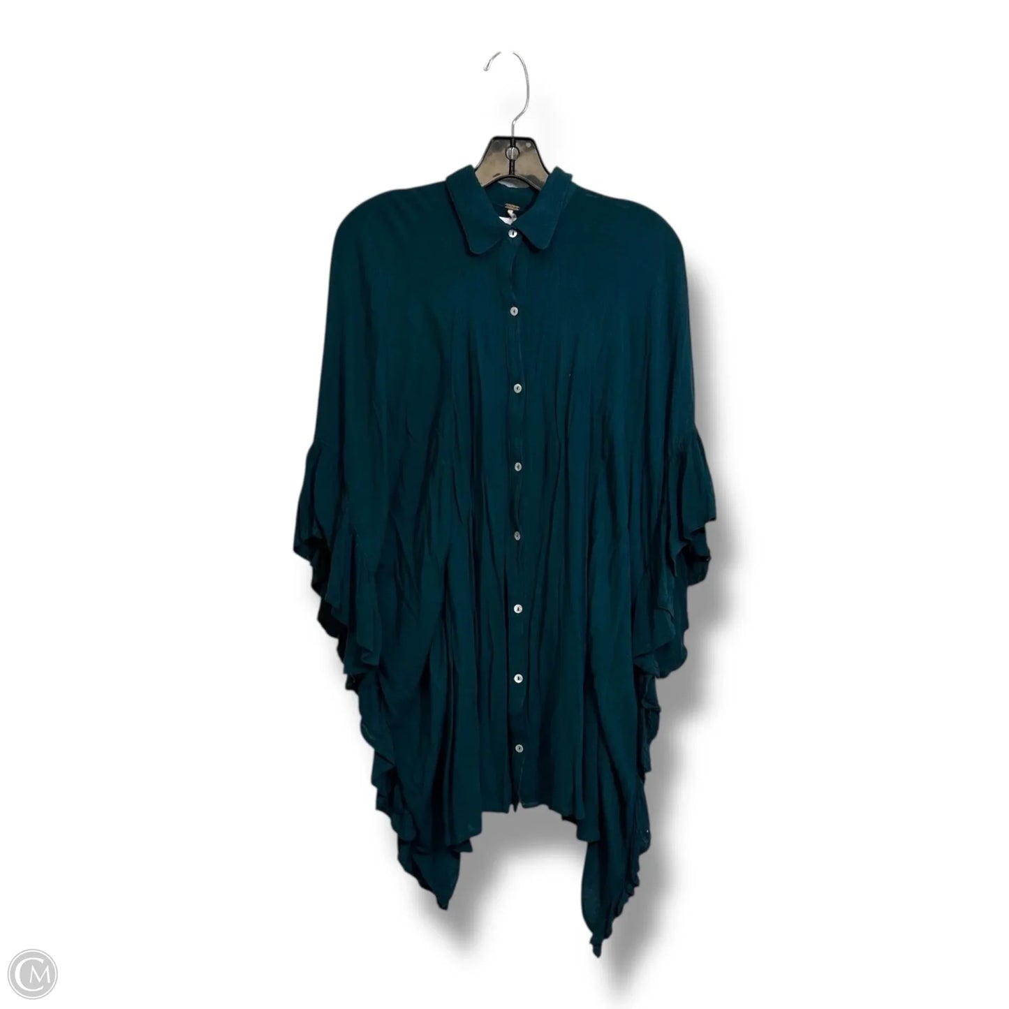 Top Sleeveless By Free People In Teal, Size: Xs