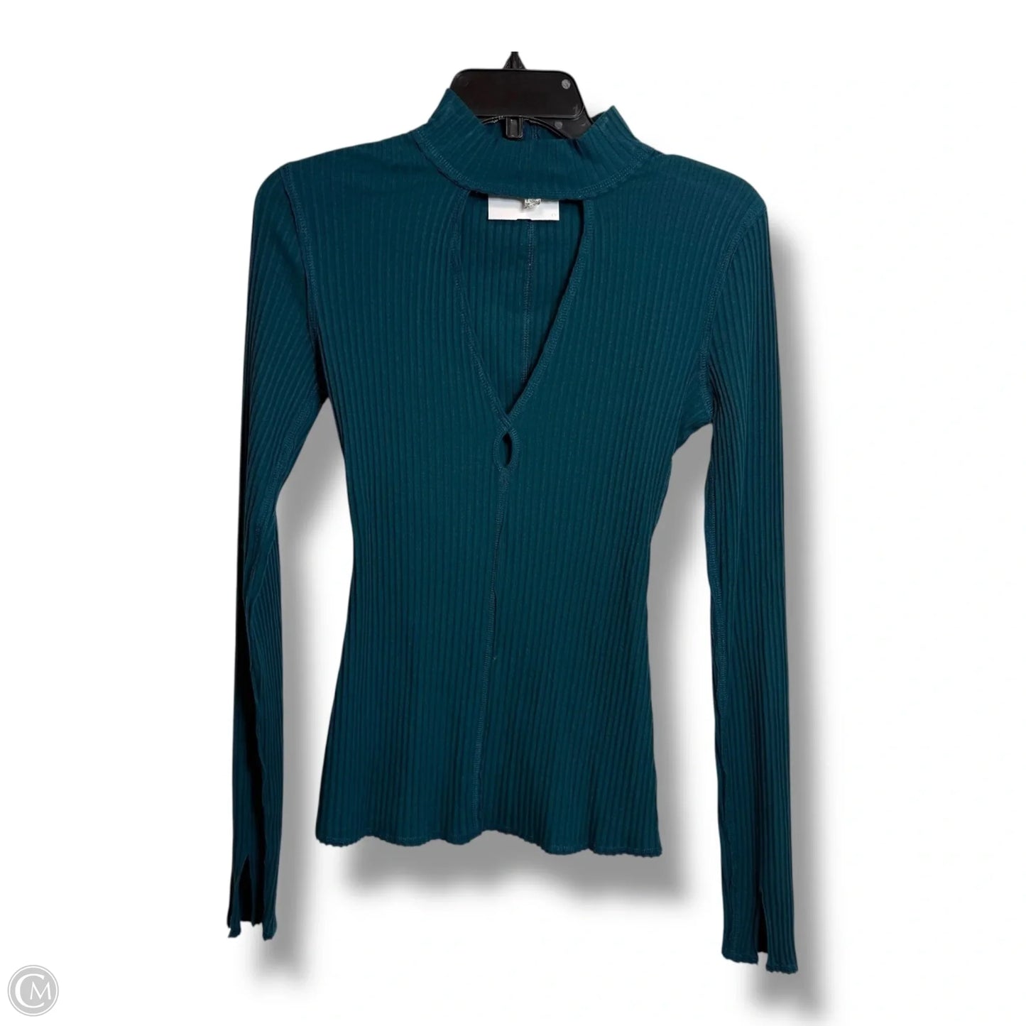 Top Long Sleeve By Free People In Teal, Size: Xs