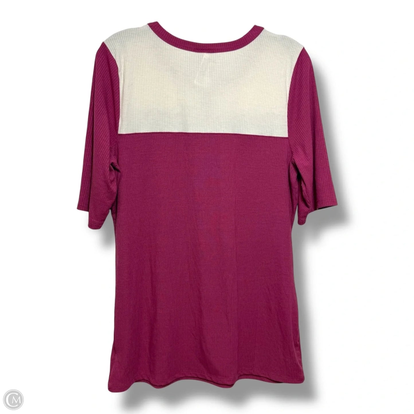 Top Short Sleeve Basic By Torrid In Mauve, Size: 1x