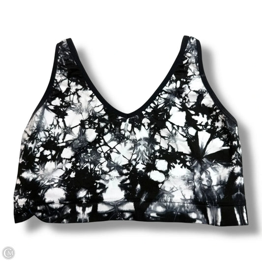 Athletic Bra By Cacique In Black & White, Size: 22