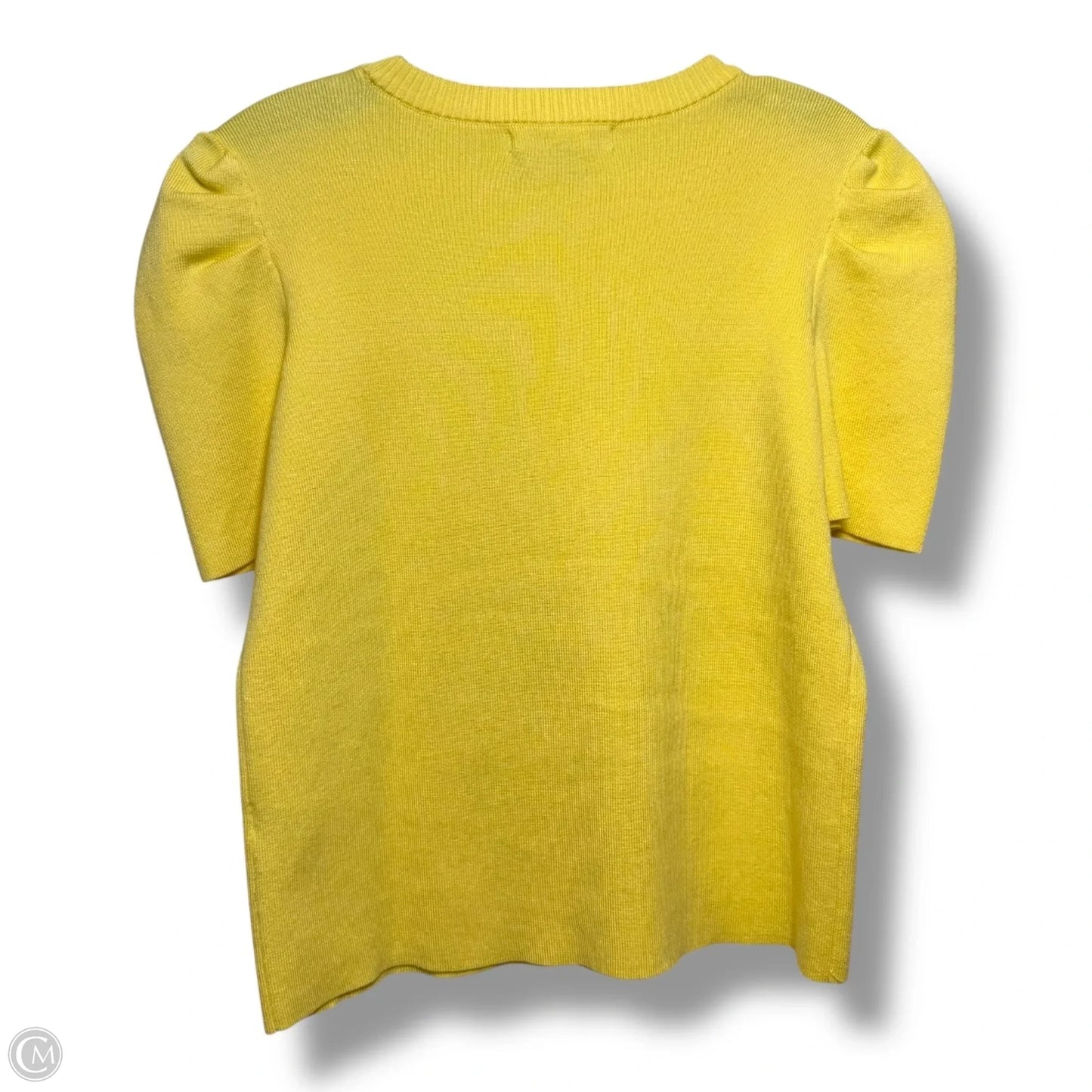 Sweater Short Sleeve By Clothes Mentor In Yellow, Size: Mp