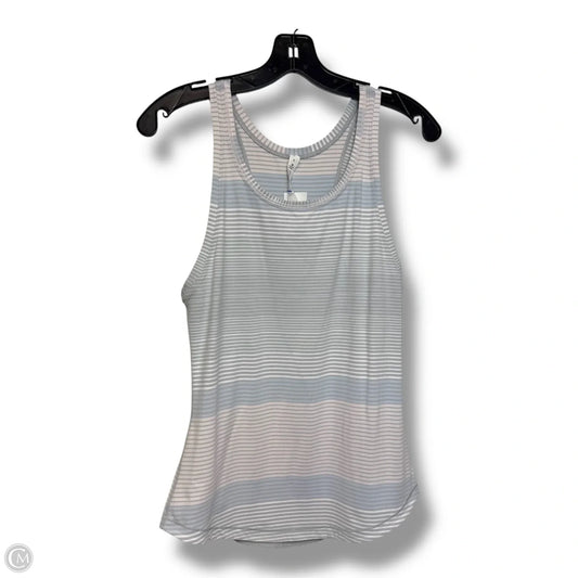 Athletic Tank Top By Lululemon In Striped Pattern, Size: 6