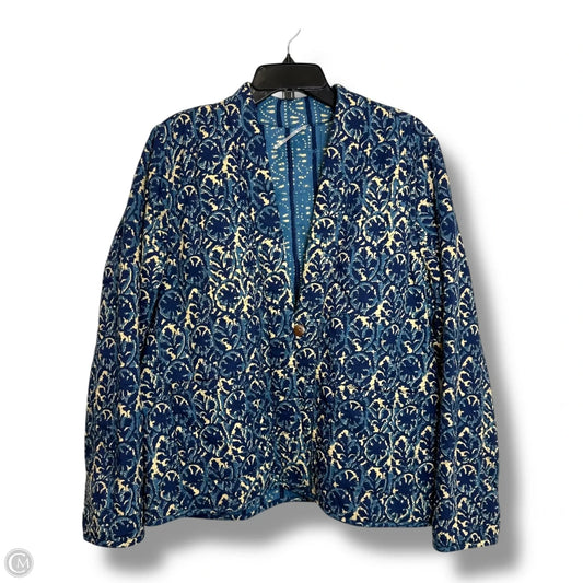 Blazer By Pure Jill In Blue, Size: L