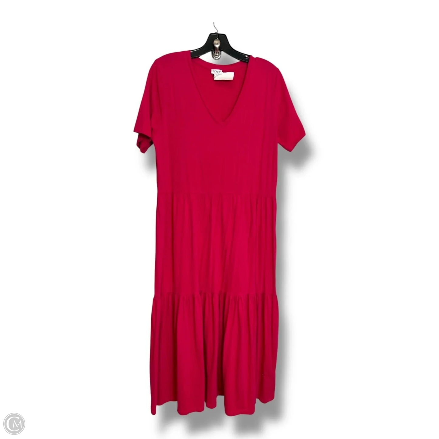 Dress Casual Midi By J. Crew In Pink, Size: L