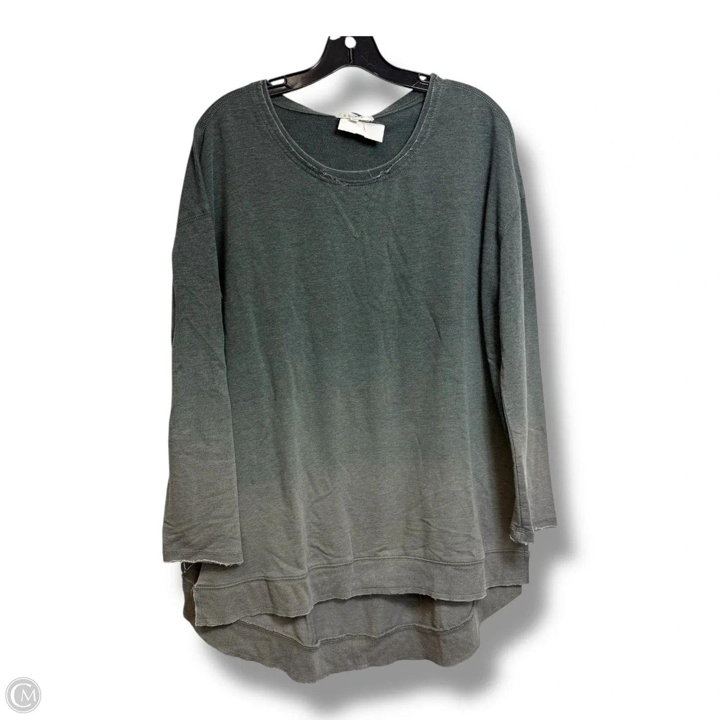 Top Long Sleeve By Z Supply In Grey, Size: S