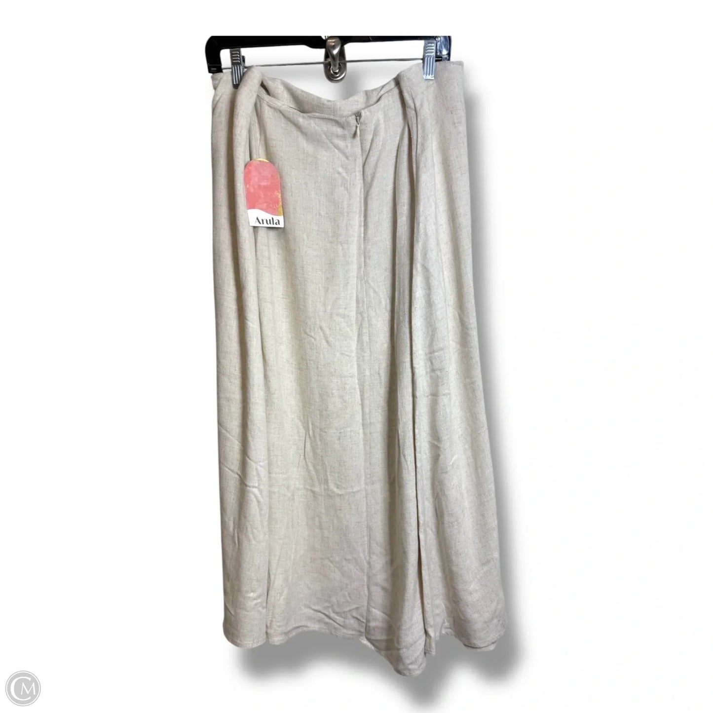 Skirt Midi By ARULA In Beige, Size: 3x