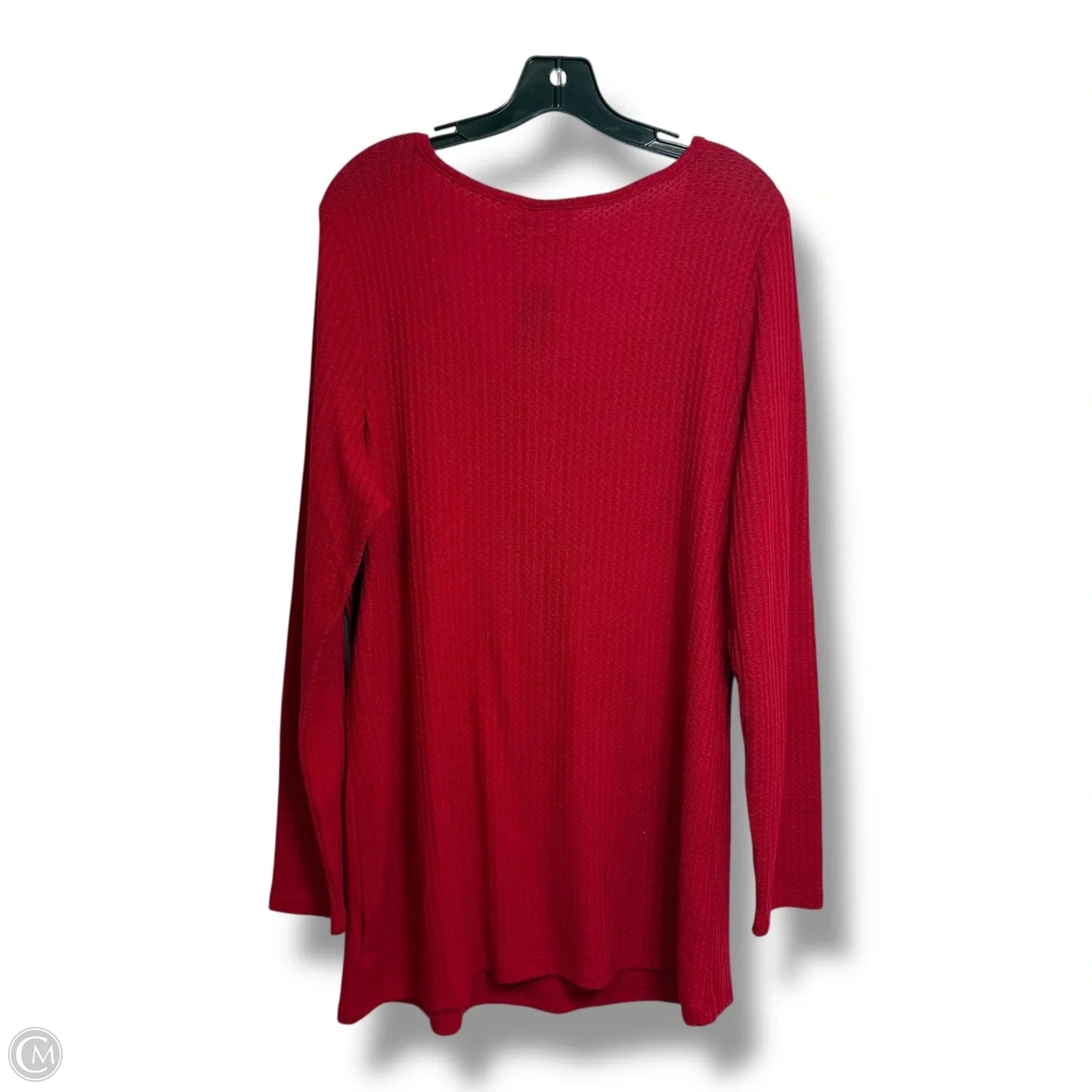 Top Long Sleeve By Torrid In Red, Size: 2x