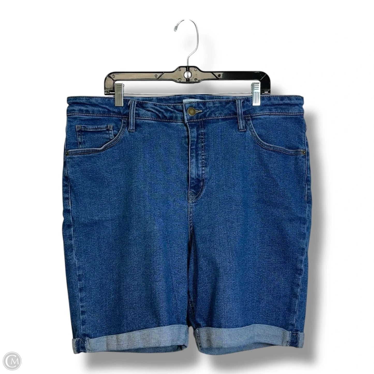Shorts By Ava & Viv In Blue Denim, Size: 20