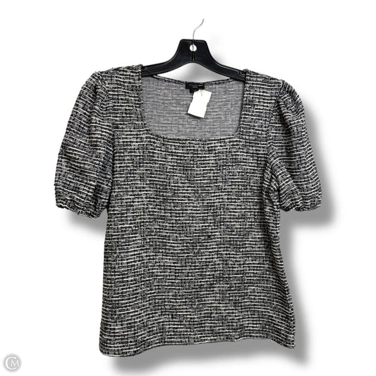 Top Short Sleeve By Ann Taylor In Black, Size: Mp
