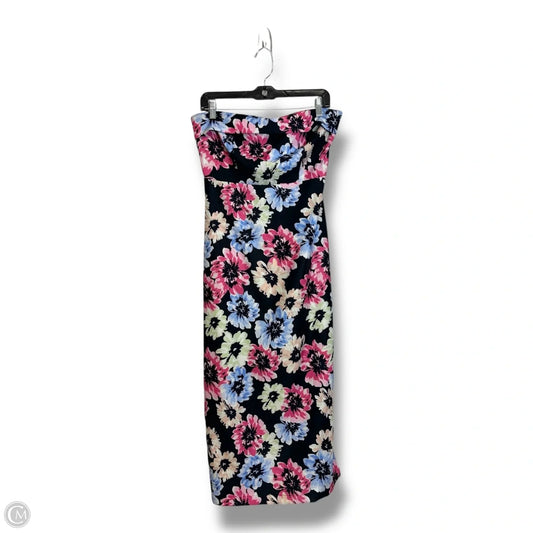 Dress Party Midi By Clothes Mentor In Floral Print, Size: M