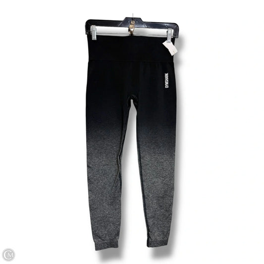 Athletic Leggings By Gym Shark In Black, Size: M