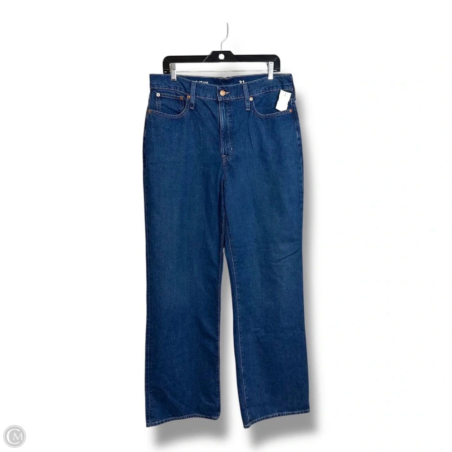Jeans Wide Leg By J. Crew In Blue Denim, Size: 12