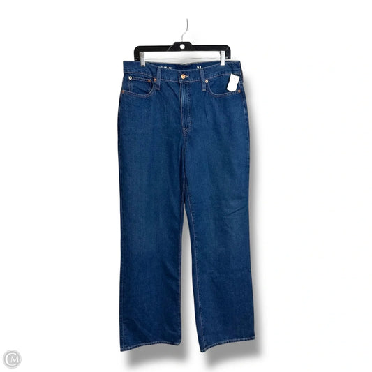 Jeans Wide Leg By J. Crew In Blue Denim, Size: 12