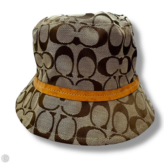 Monogram Bucket Hat Designer By Coach size small