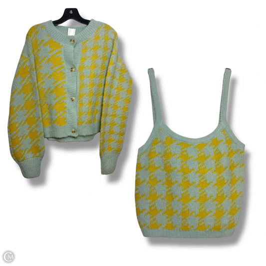 Sweater 2pc By Blu Pepper In Green, Size: M