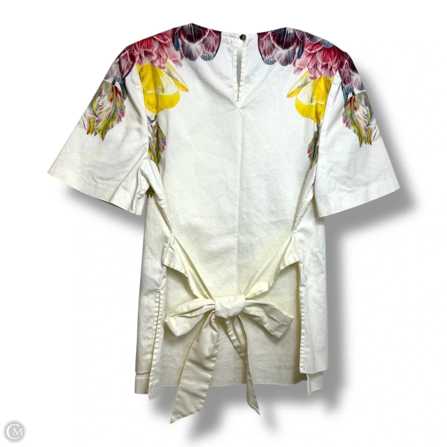 Top Short Sleeve By Ted Baker In Floral Print, Size: 2