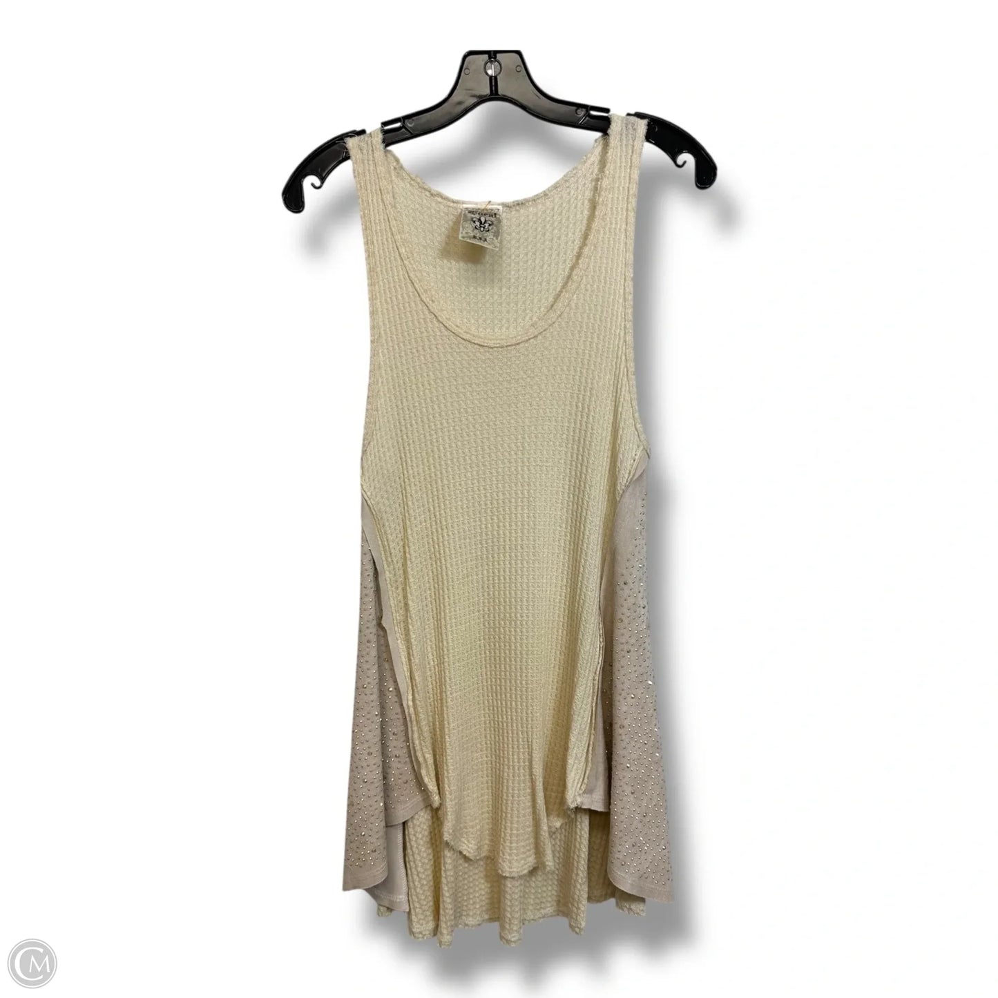 Top Sleeveless By Vocal In Ivory, Size: S