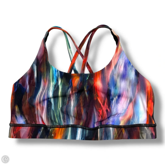 Athletic Bra By Lululemon In Multi-colored, Size: 10