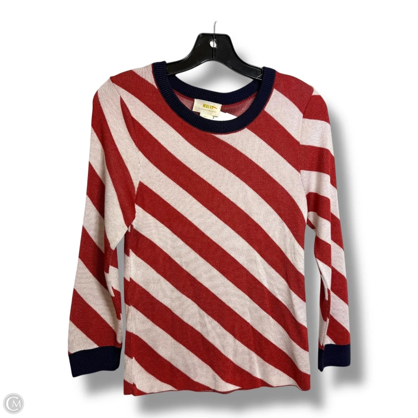 Top Long Sleeve By Maeve In Red, Size: Xs