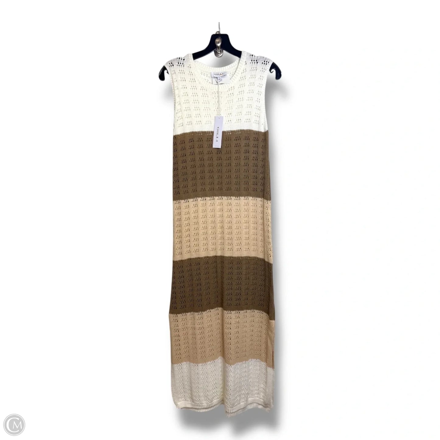 Dress Casual Maxi By Gilli In Ivory, Size: S
