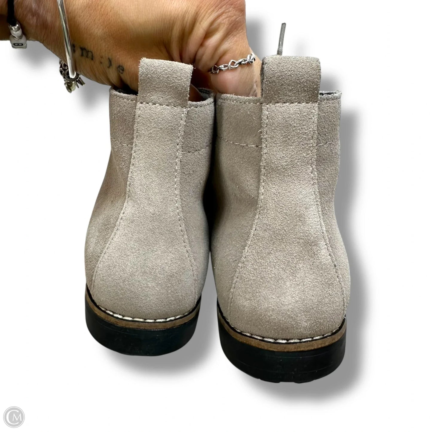 Boots Ankle Flats By White Mountain In Taupe, Size: 6.5