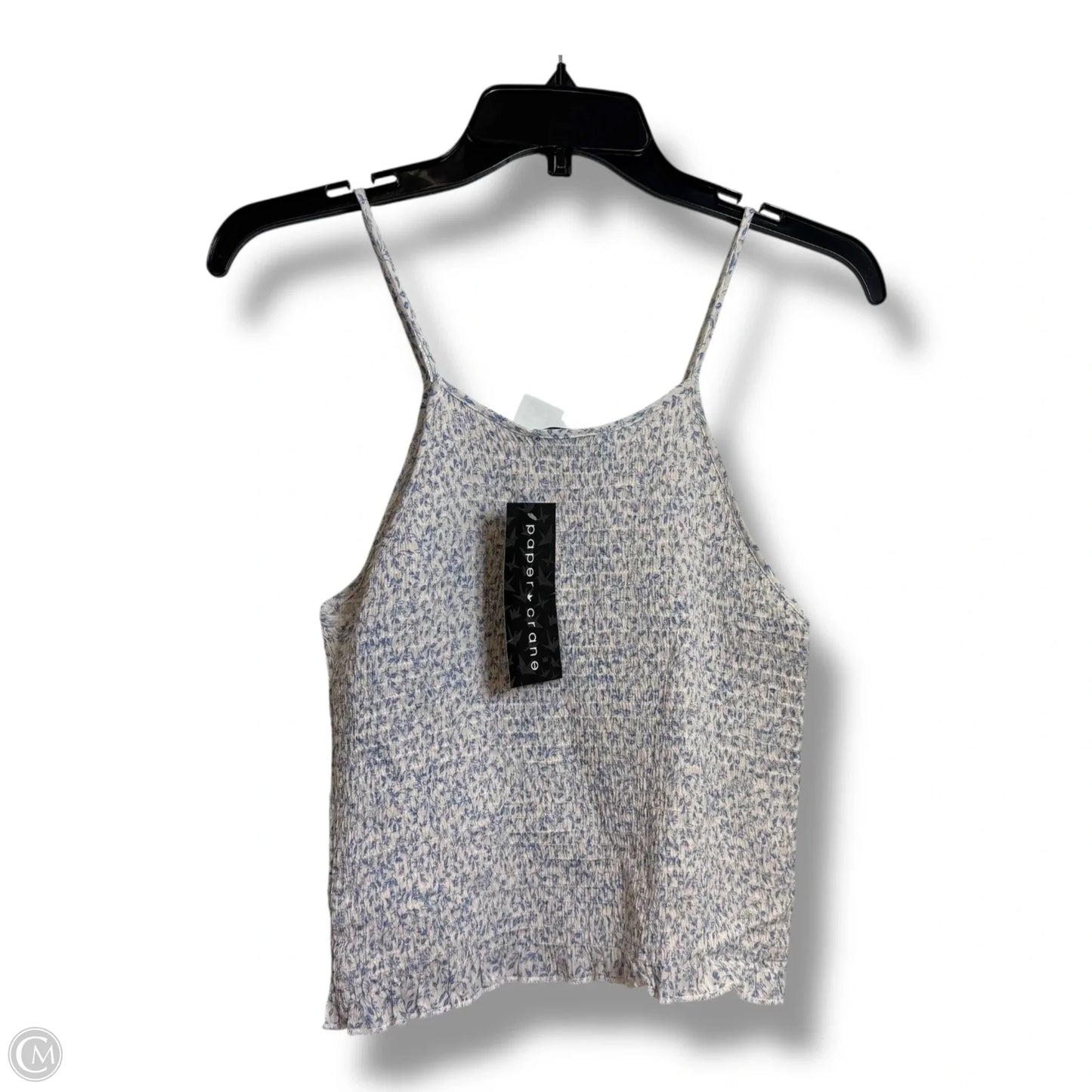 Tank Top By Paper Crane In Blue, Size: M