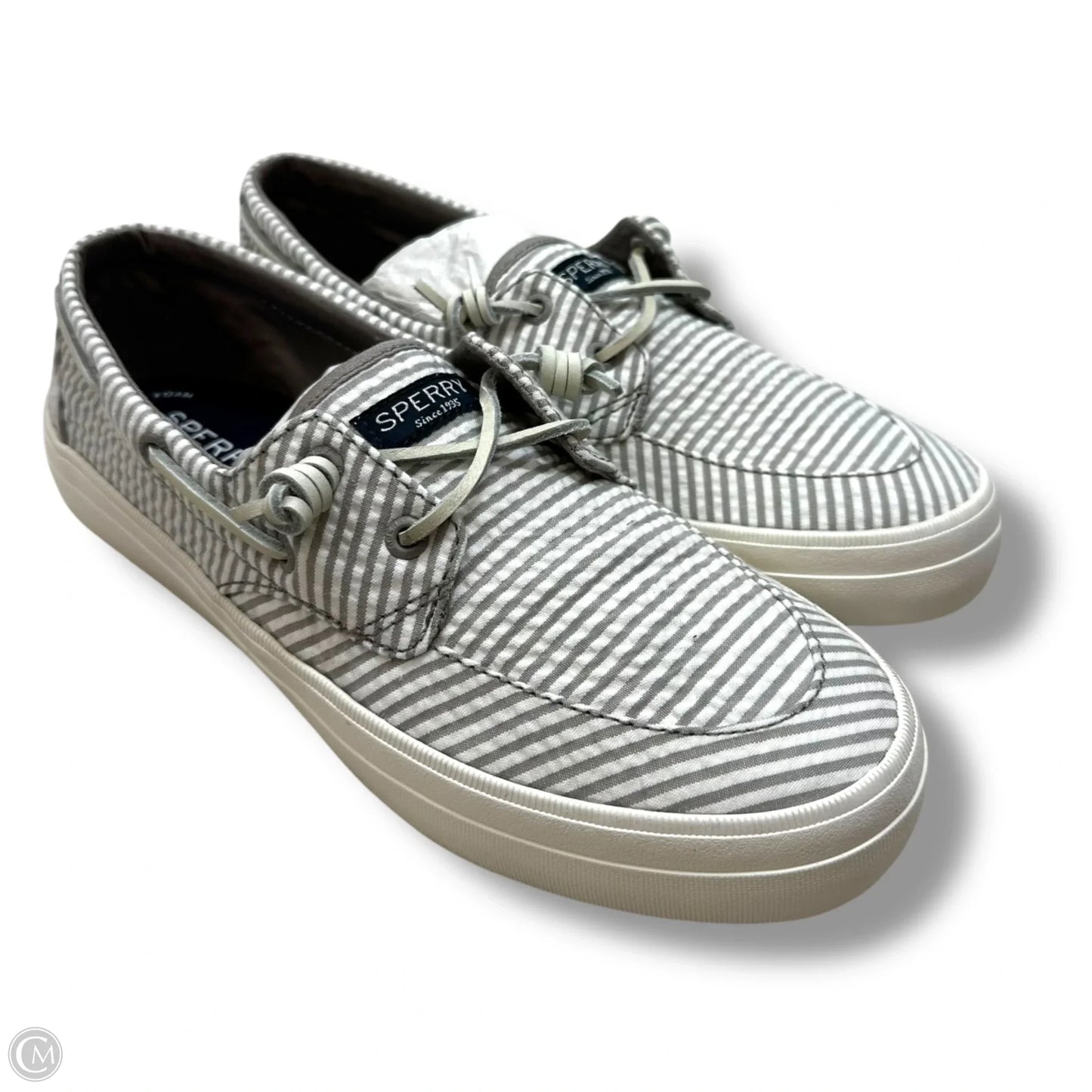 Shoes Flats By Sperry In Striped Pattern, Size: 8