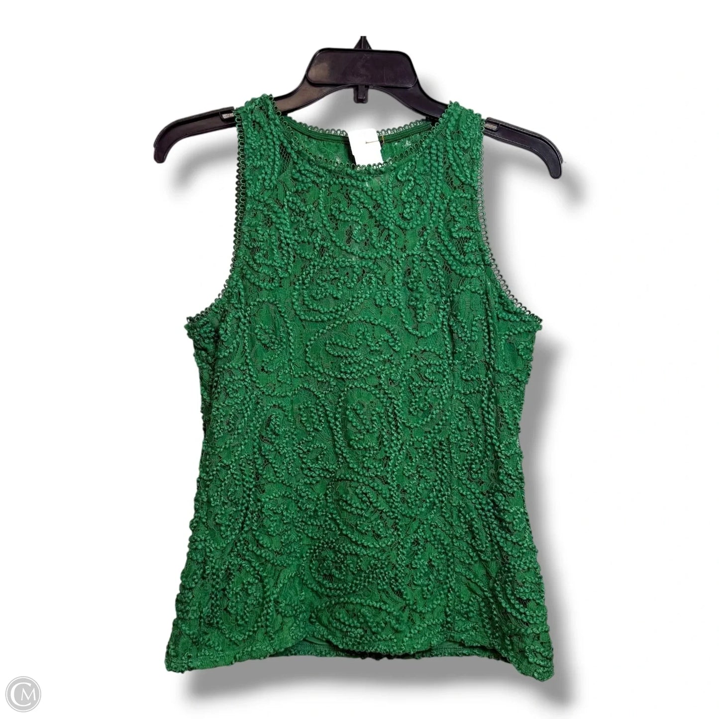 Top Sleeveless By Clothes Mentor In Green, Size: M